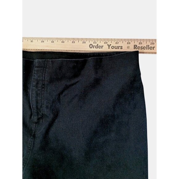 MMLaFleur Pants Womens 16 Black Slim Straight Leg Stretch Back Pockets Office - Picture 7 of 8